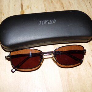 Vintage Matsuda Woman Sunglasses With Case Matsuda 10155-5217-138